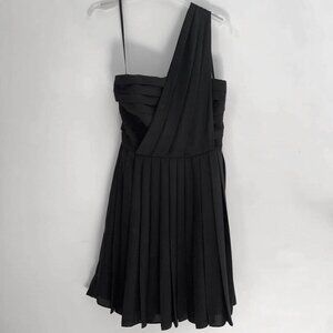 NWOT Rachel Rachel Roy One-shoulder Srapeless Black Dress